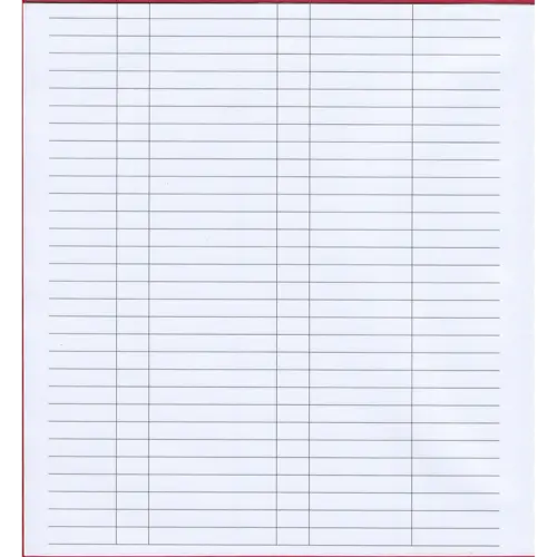 Registru, copertă roșie