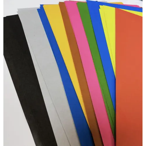 Set hârtie colorată A4 50 coli, 10 culori, pe ambele părți