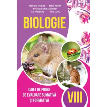 Biologie, Caiet de probe de evaluare sumativă și formativă, clasa VIII-a